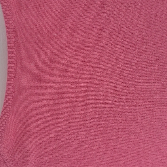 Renewest 100% Cashmere Pink Floral Women's Sweater Size Medium / Large - Picture 4 of 6